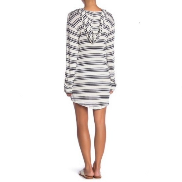 Splendid Habit Stripe Tunic Hoodie Size XS - Picture 2 of 6